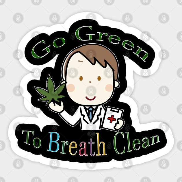 Healthcare weed Sticker by piksimp